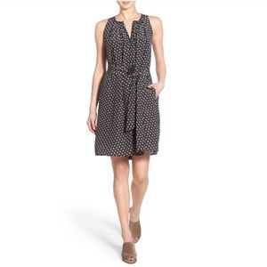Madewell Silk Ville Dress in Coin Tile Small